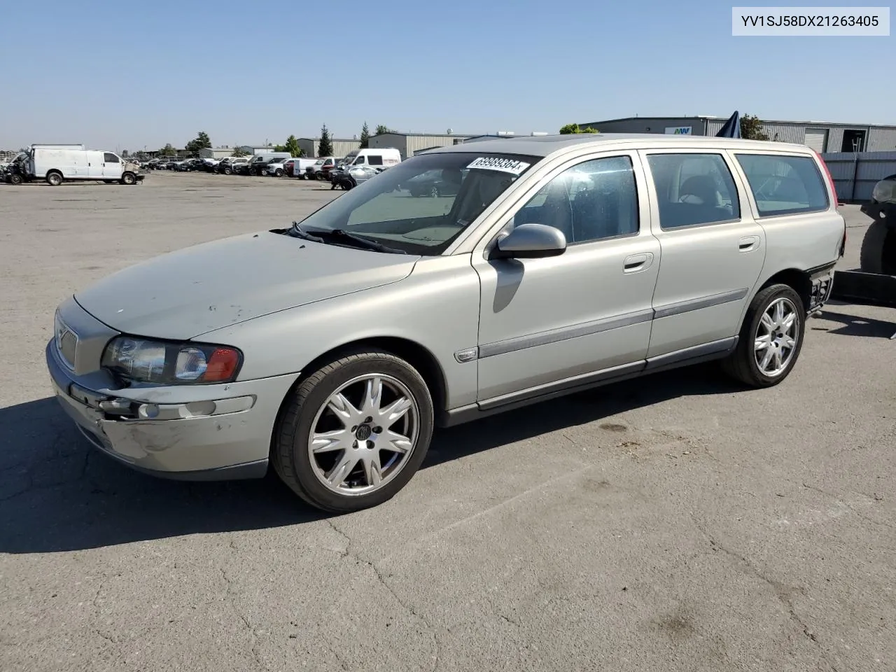 2002 Volvo V70 VIN: YV1SJ58DX21263405 Lot: 69989364