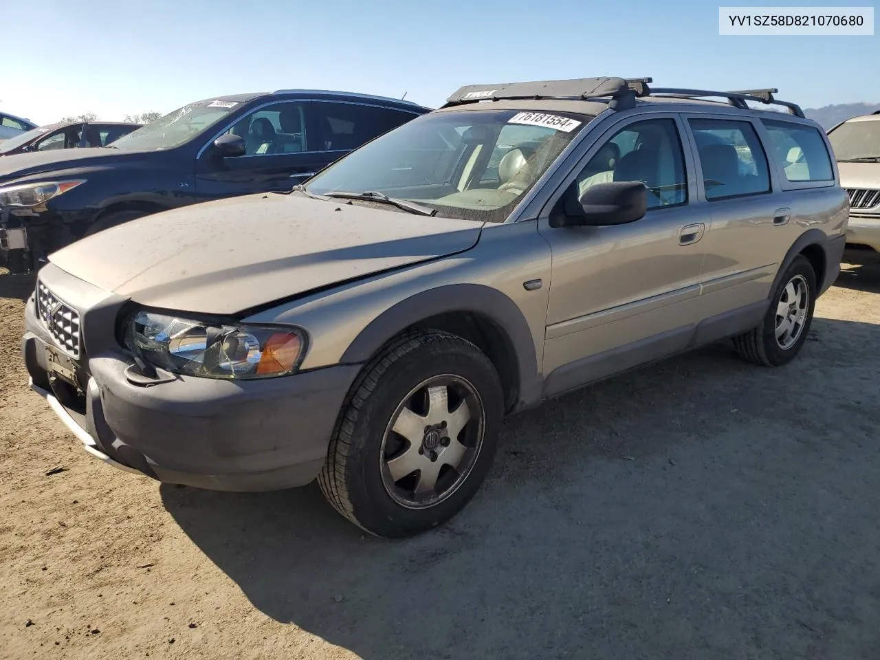 2002 Volvo V70 Xc VIN: YV1SZ58D821070680 Lot: 76181554