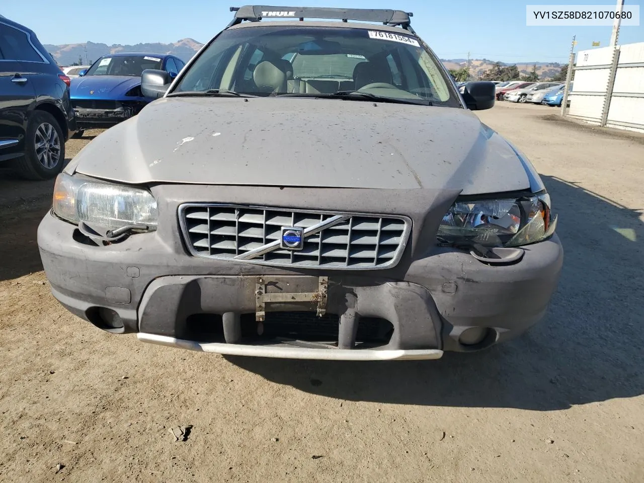 2002 Volvo V70 Xc VIN: YV1SZ58D821070680 Lot: 76181554