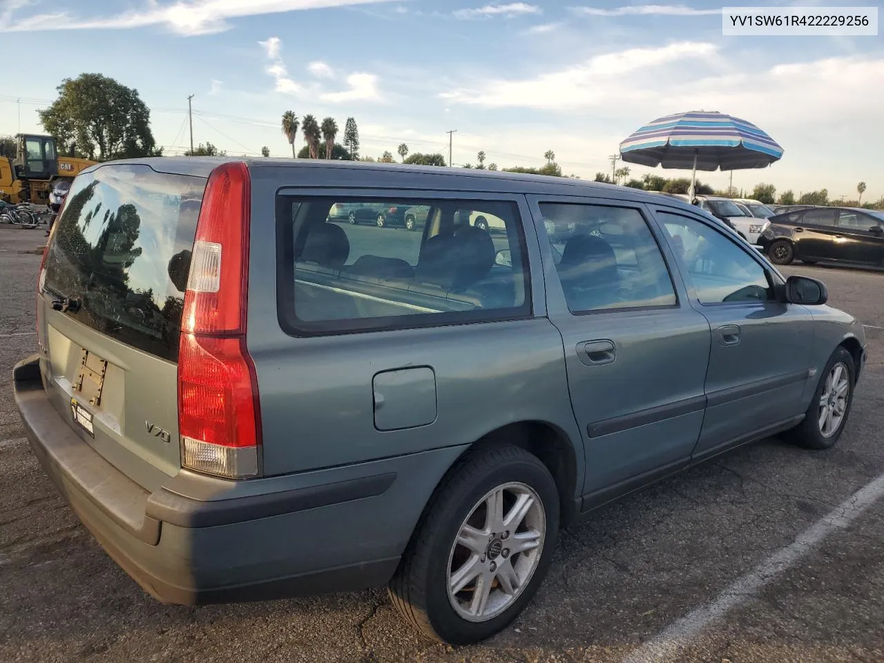 2002 Volvo V70 VIN: YV1SW61R422229256 Lot: 76397624