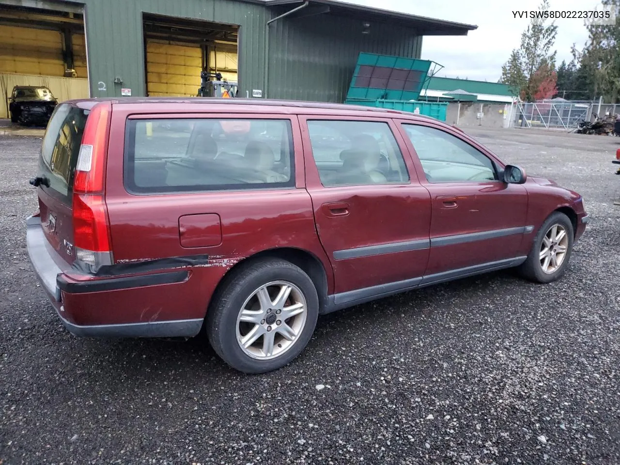 2002 Volvo V70 2.4T VIN: YV1SW58D022237035 Lot: 80533054