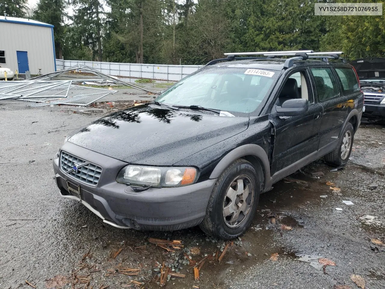 2002 Volvo V70 Xc VIN: YV1SZ58D721076955 Lot: 81147063