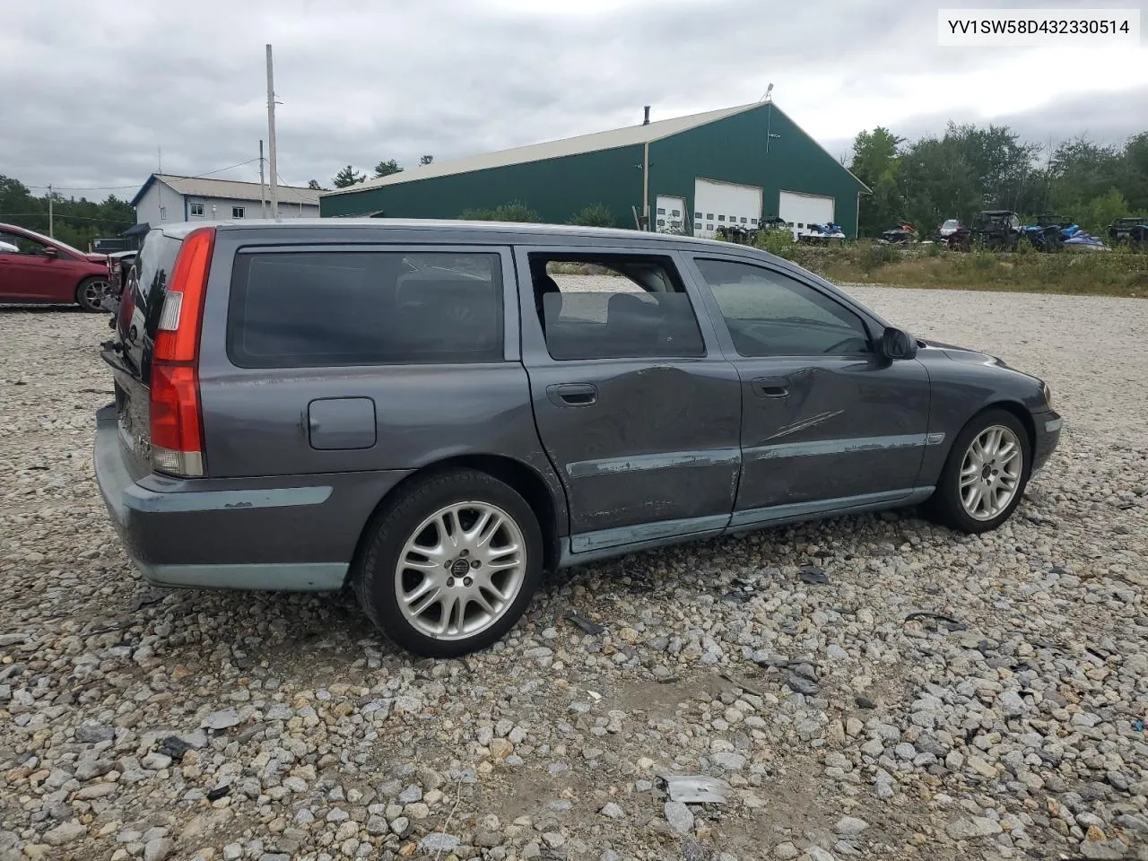 2003 Volvo V70 2.4T VIN: YV1SW58D432330514 Lot: 68244774