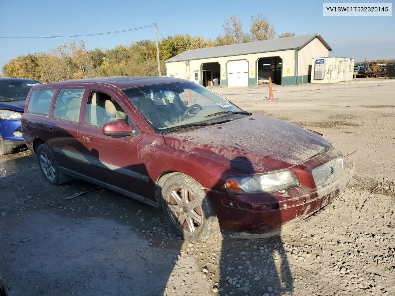 2003 Volvo V70 VIN: YV1SW61T532320145 Lot: 76840024