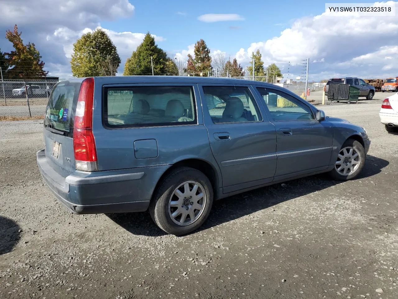 2003 Volvo V70 VIN: YV1SW61T032323518 Lot: 77260584