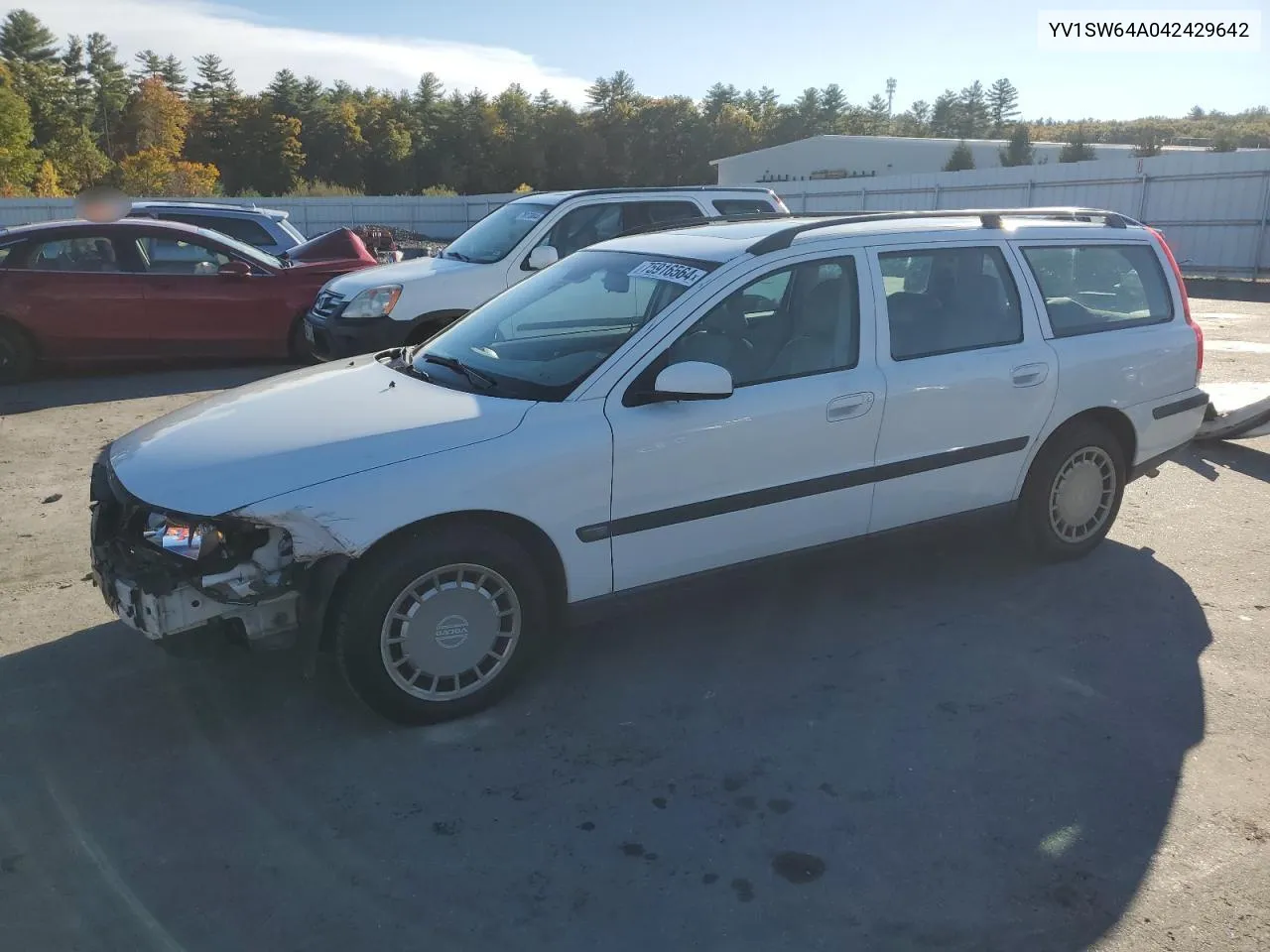 2004 Volvo V70 VIN: YV1SW64A042429642 Lot: 75916564