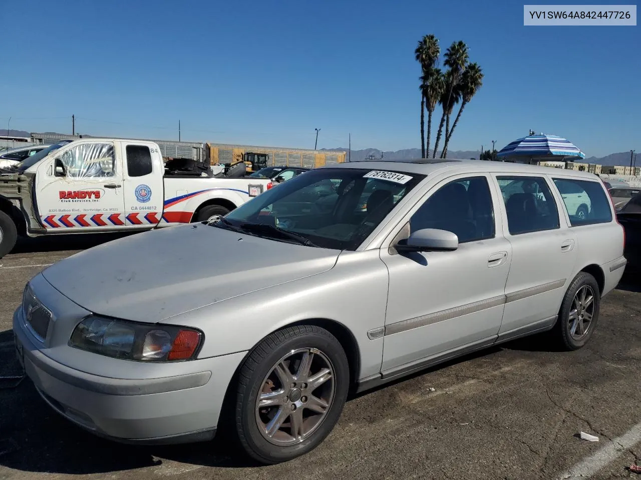 2004 Volvo V70 VIN: YV1SW64A842447726 Lot: 78762314