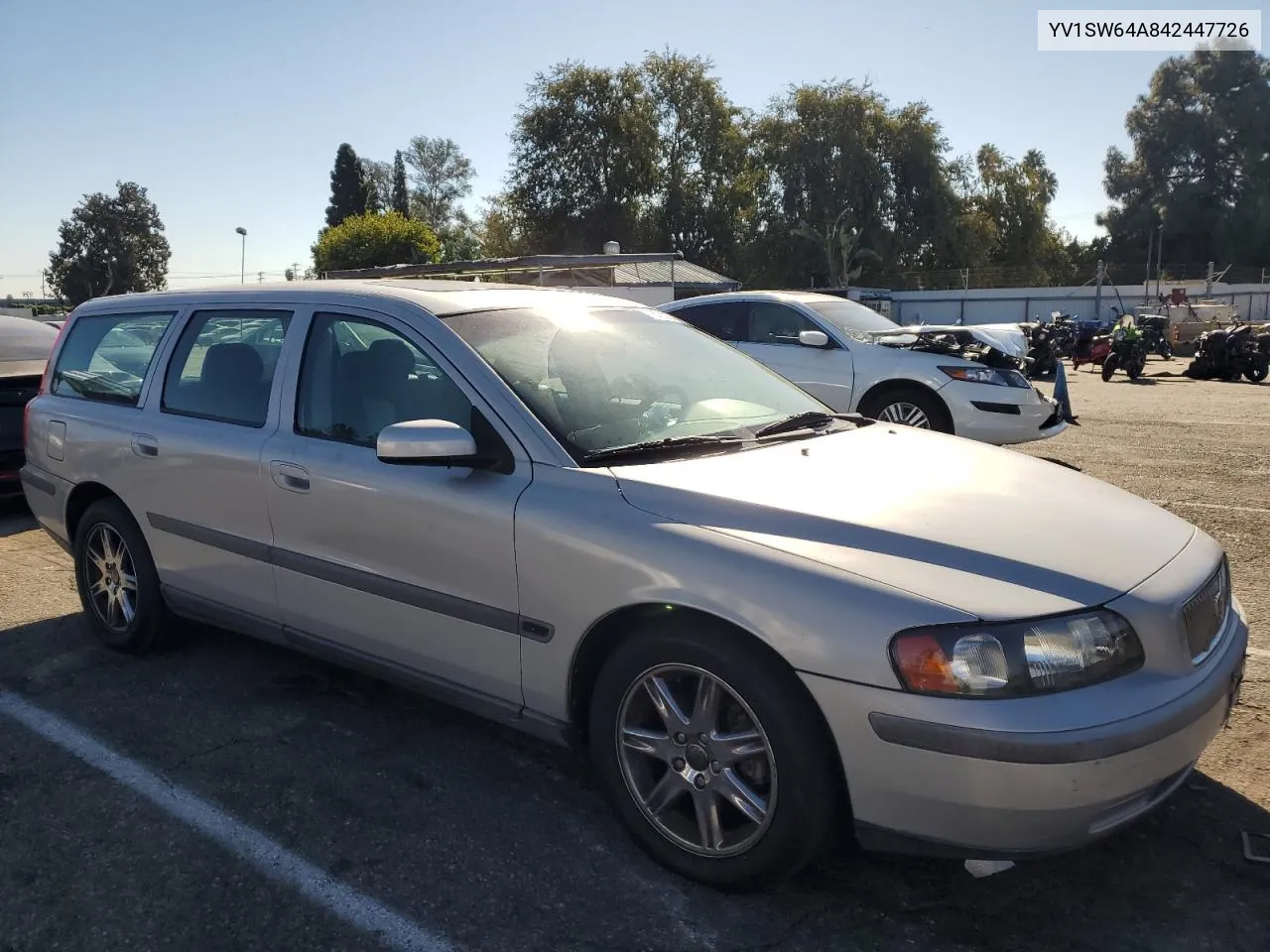 2004 Volvo V70 VIN: YV1SW64A842447726 Lot: 78762314