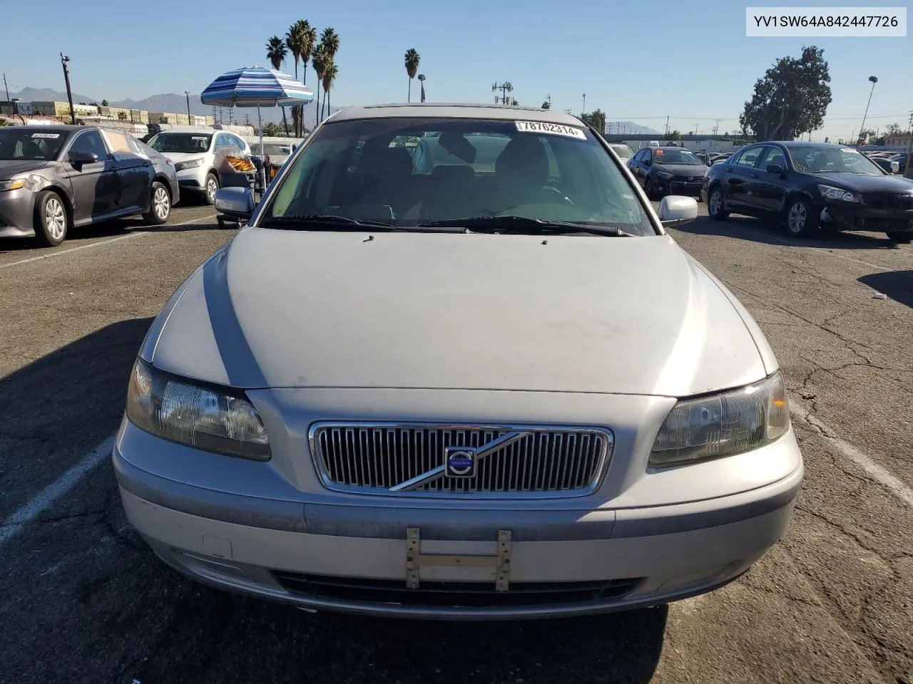 2004 Volvo V70 VIN: YV1SW64A842447726 Lot: 78762314