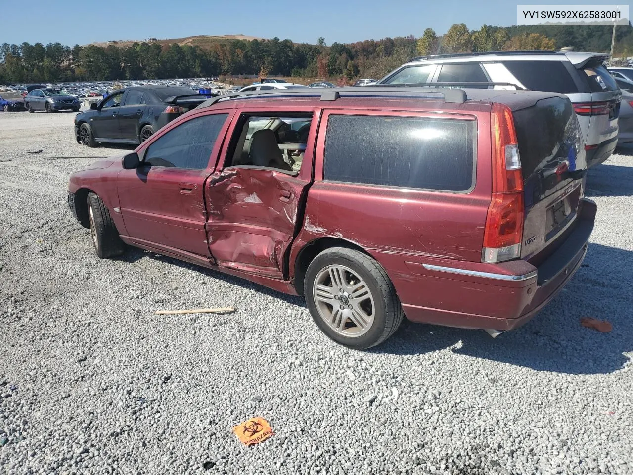 2006 Volvo V70 2.5T VIN: YV1SW592X62583001 Lot: 76782444