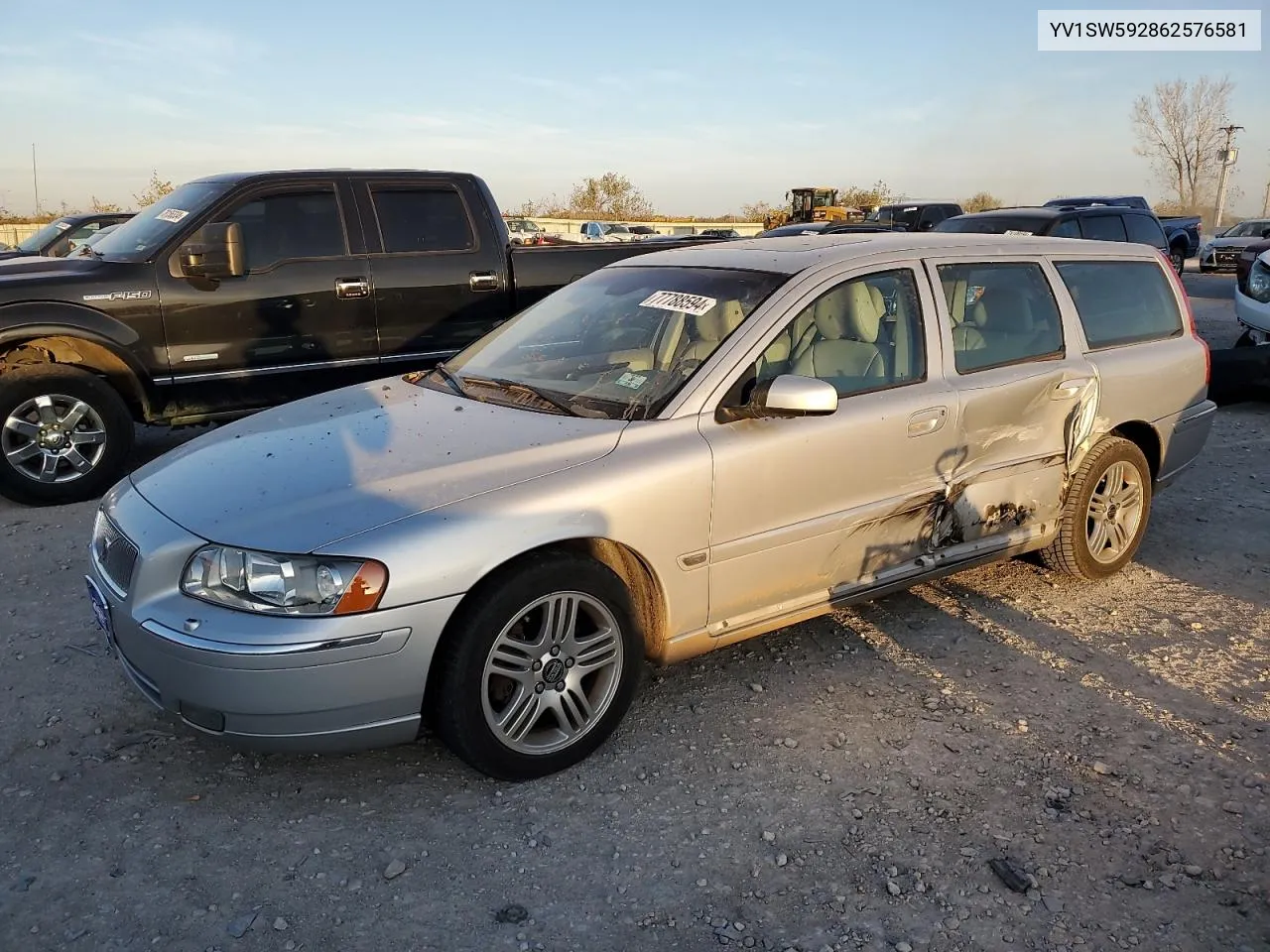 2006 Volvo V70 2.5T VIN: YV1SW592862576581 Lot: 77788594