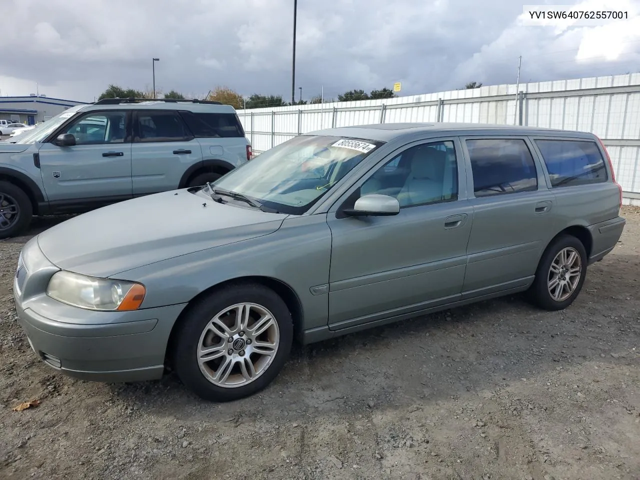 2006 Volvo V70 VIN: YV1SW640762557001 Lot: 80555674