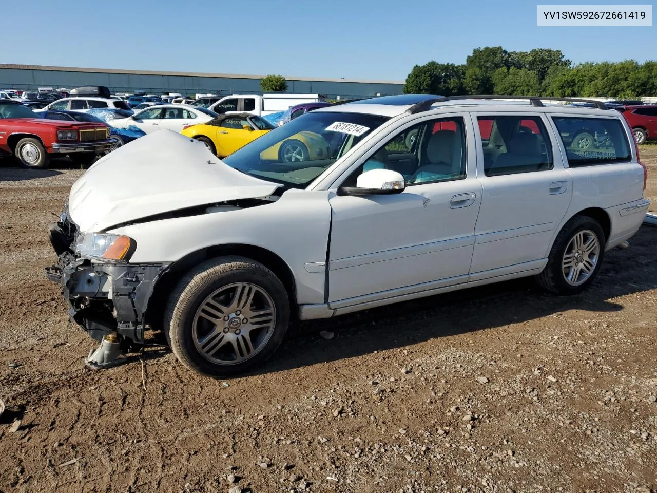 2007 Volvo V70 2.5T VIN: YV1SW592672661419 Lot: 66181214