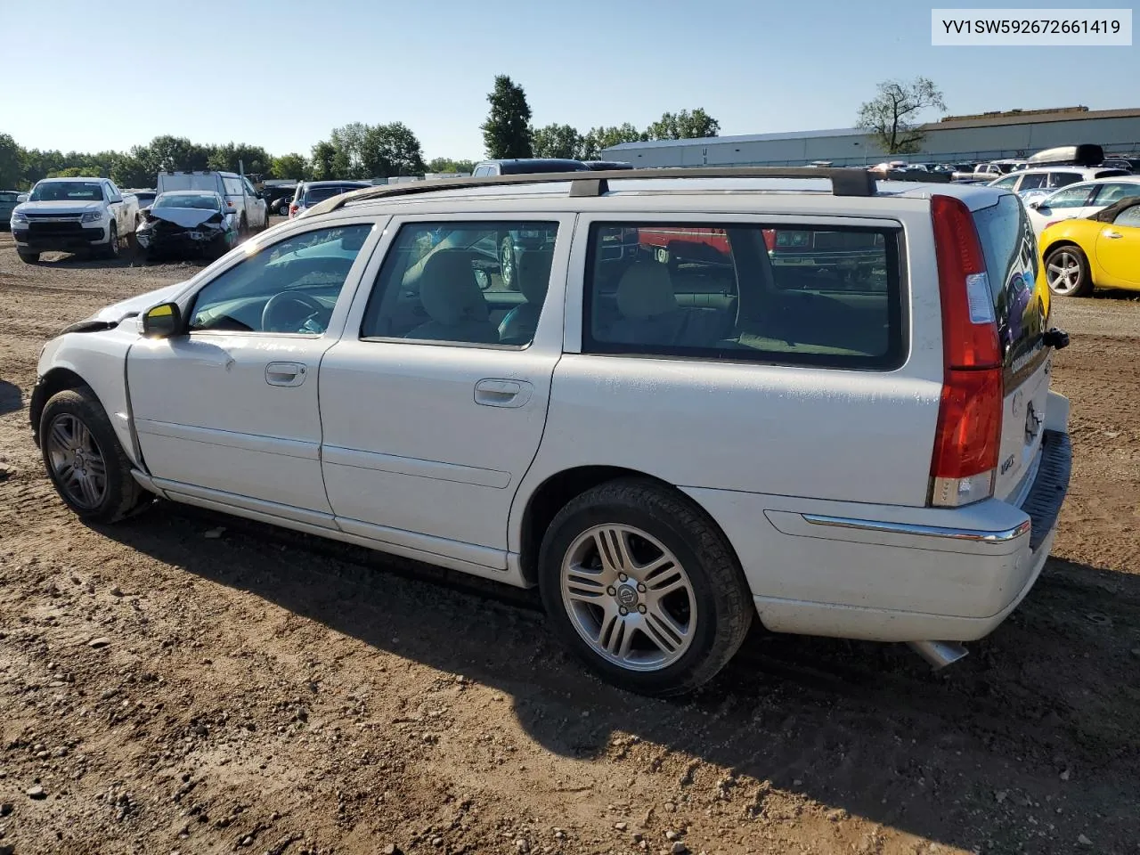 2007 Volvo V70 2.5T VIN: YV1SW592672661419 Lot: 66181214