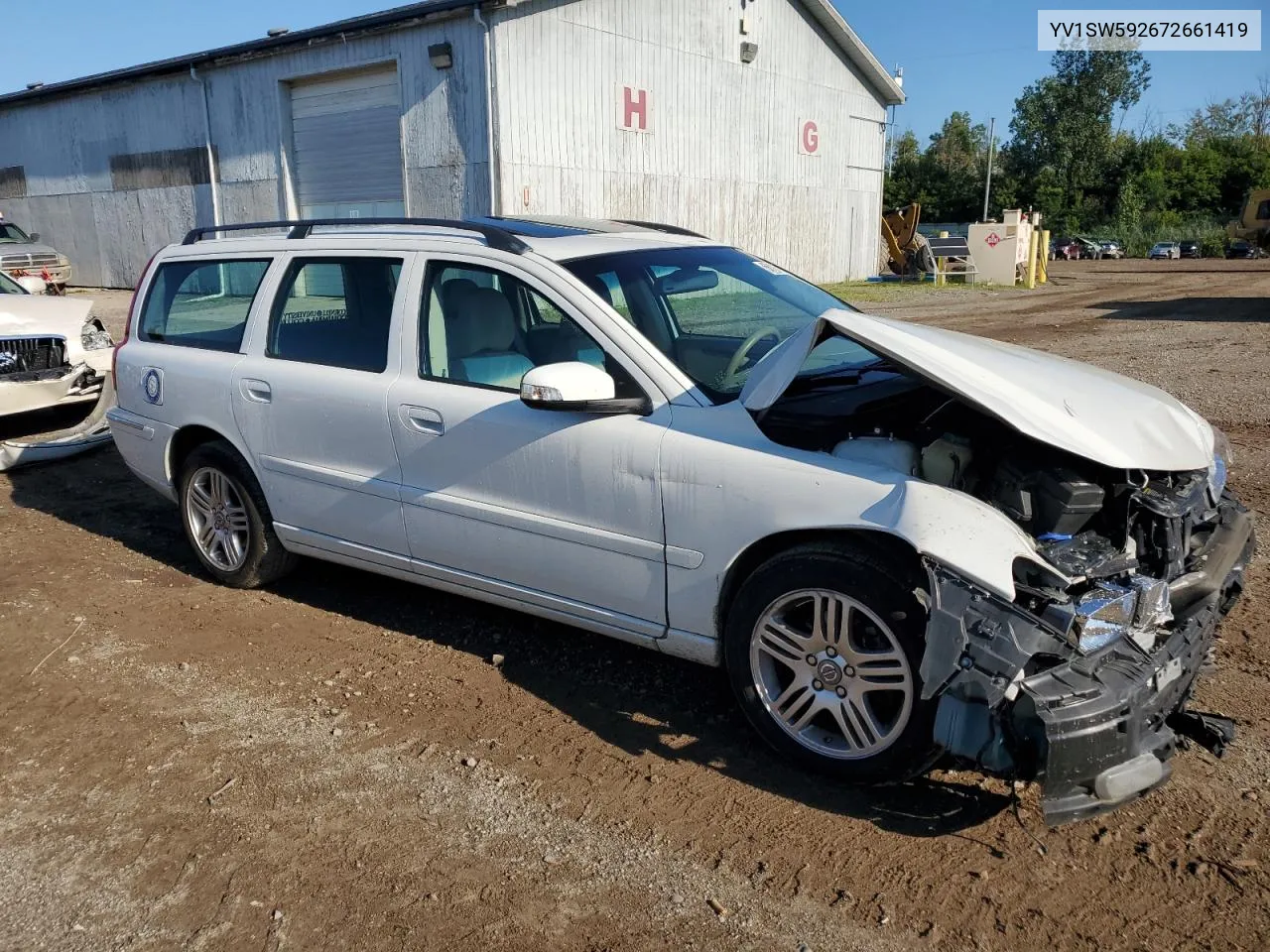 2007 Volvo V70 2.5T VIN: YV1SW592672661419 Lot: 66181214