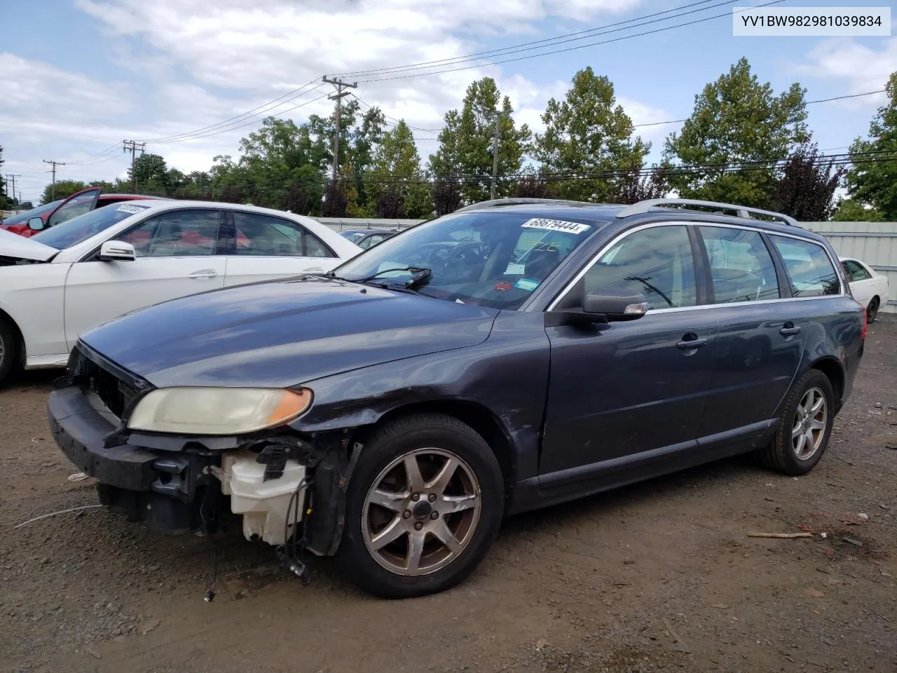 YV1BW982981039834 2008 Volvo V70 3.2