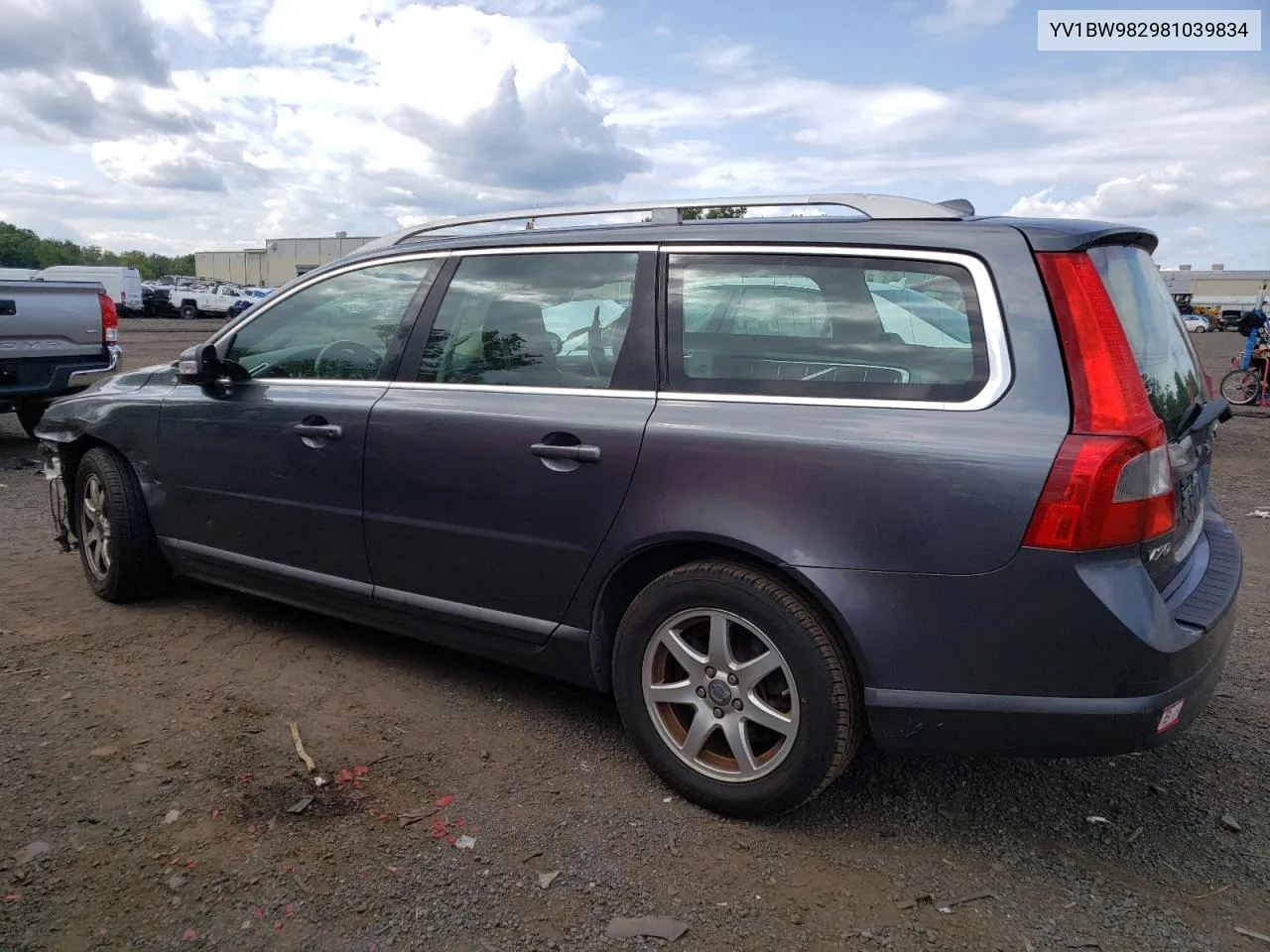 2008 Volvo V70 3.2 VIN: YV1BW982981039834 Lot: 68679444