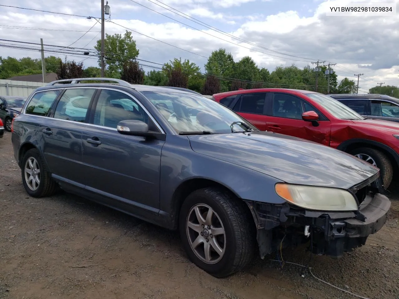 2008 Volvo V70 3.2 VIN: YV1BW982981039834 Lot: 68679444