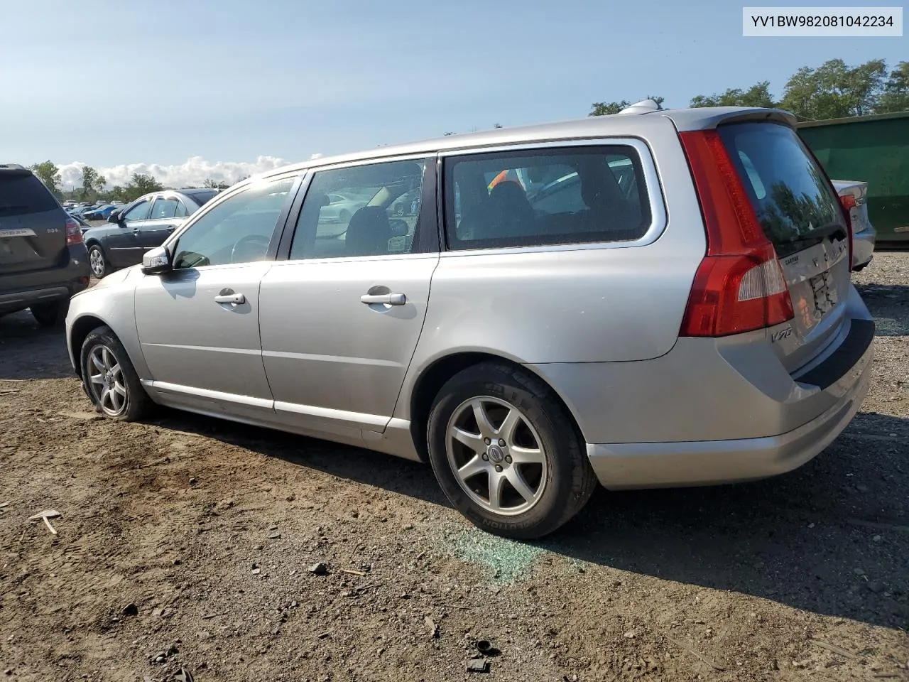 2008 Volvo V70 3.2 VIN: YV1BW982081042234 Lot: 68996094