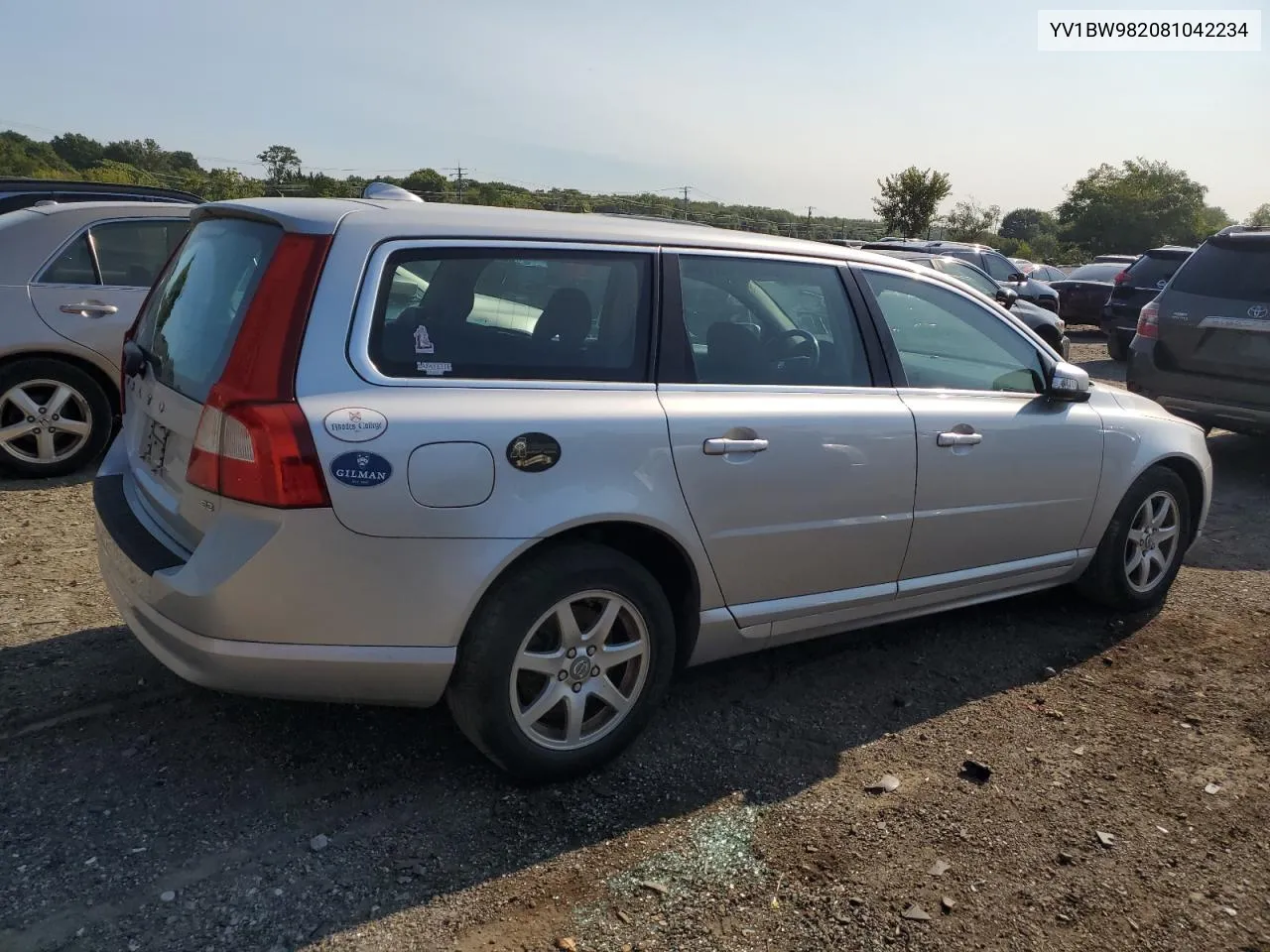 YV1BW982081042234 2008 Volvo V70 3.2