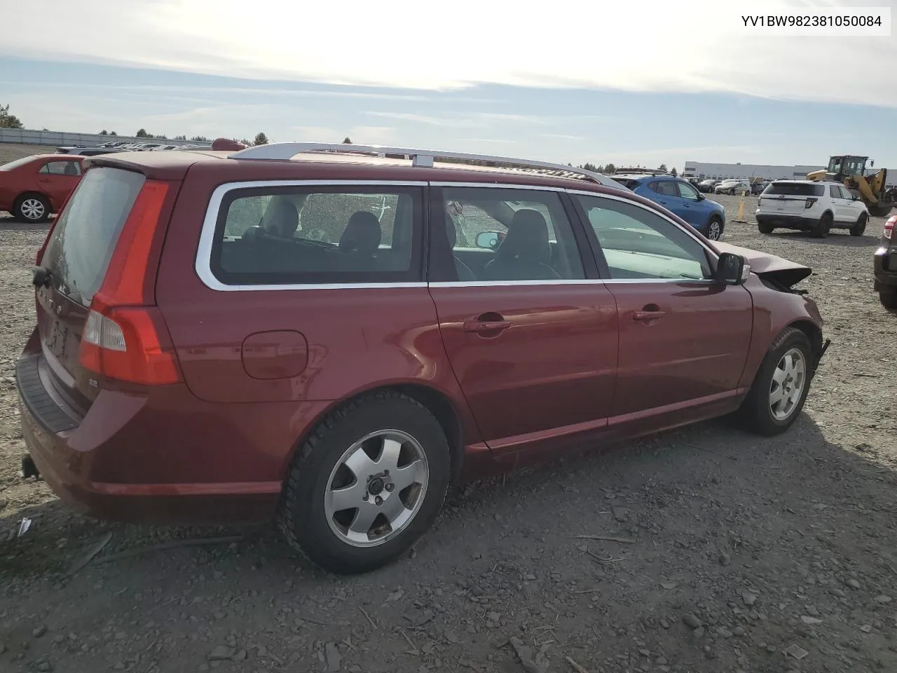 2008 Volvo V70 3.2 VIN: YV1BW982381050084 Lot: 74060484