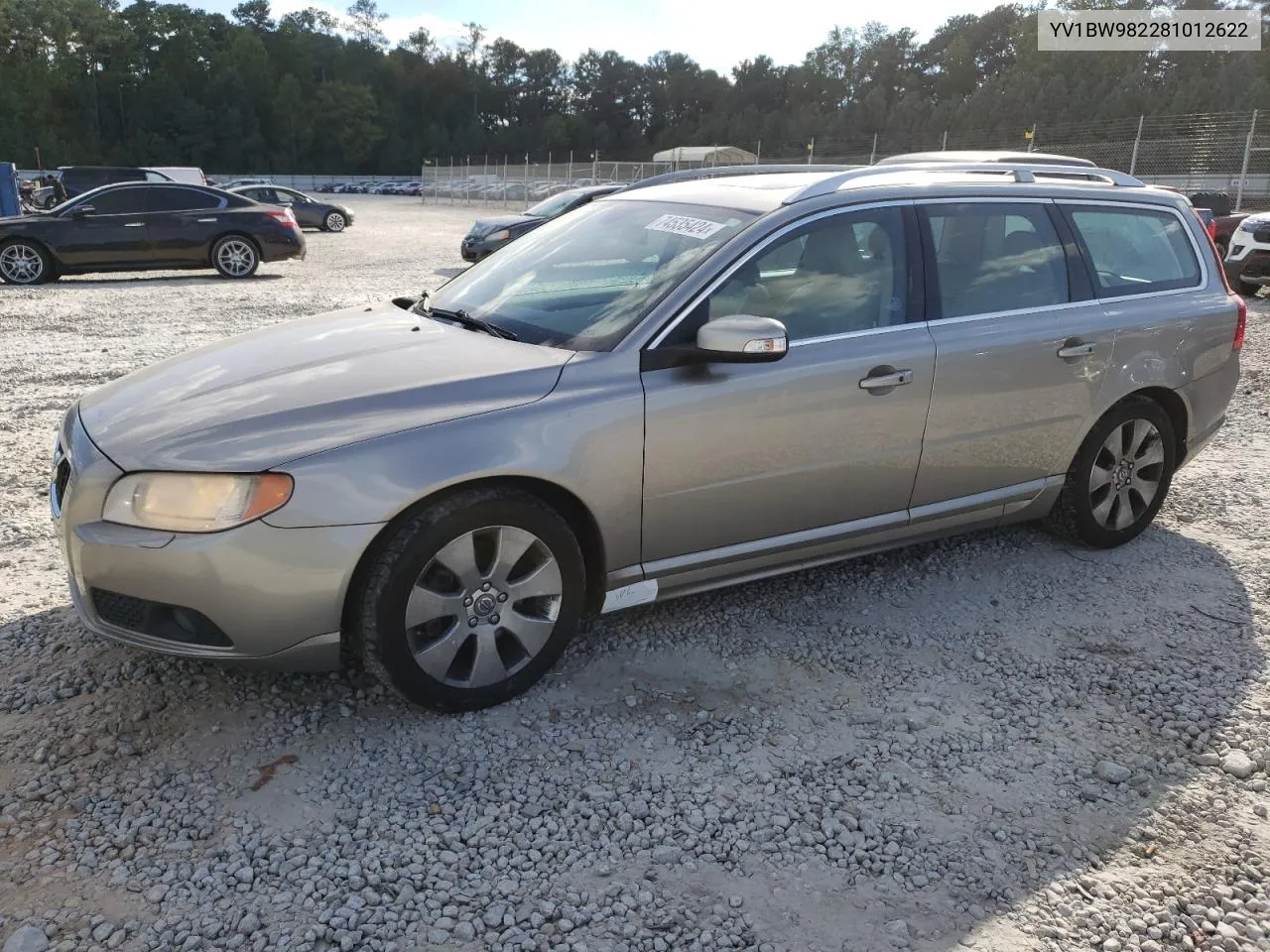 2008 Volvo V70 3.2 VIN: YV1BW982281012622 Lot: 74535424