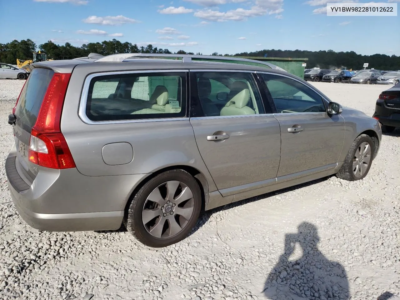 2008 Volvo V70 3.2 VIN: YV1BW982281012622 Lot: 74535424