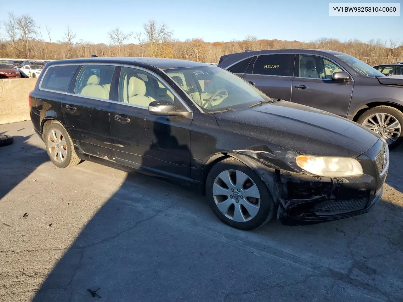 2008 Volvo V70 3.2 VIN: YV1BW982581040060 Lot: 78933594