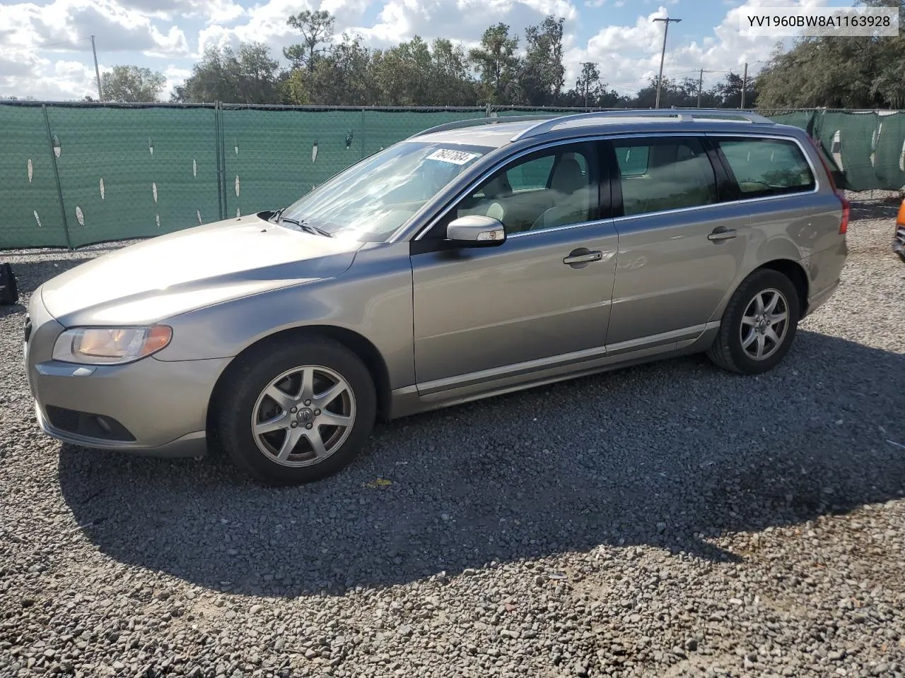 2010 Volvo V70 3.2 VIN: YV1960BW8A1163928 Lot: 76497684