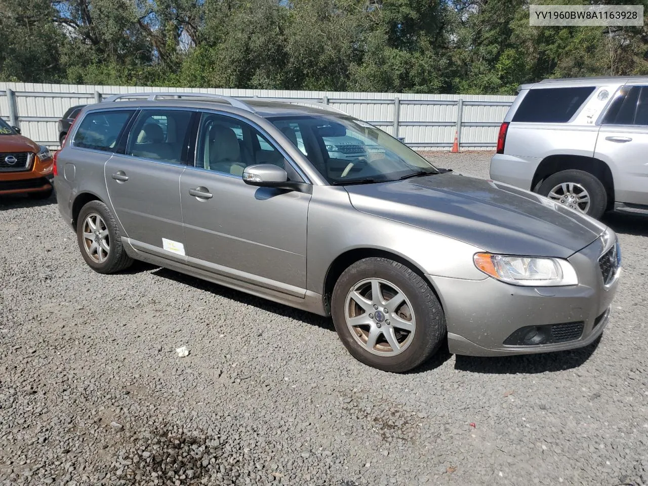 2010 Volvo V70 3.2 VIN: YV1960BW8A1163928 Lot: 76497684