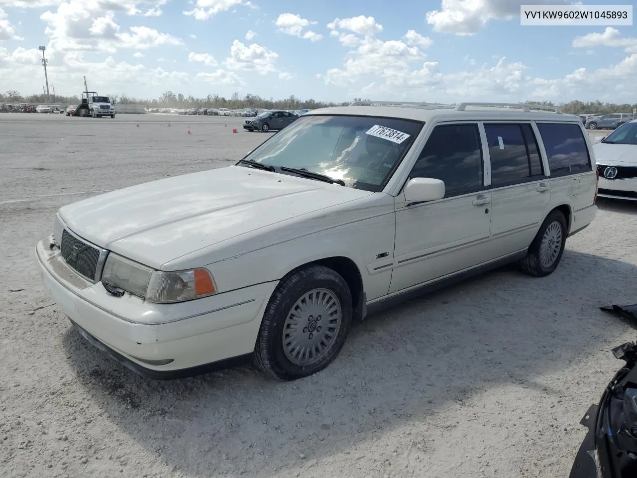 1998 Volvo V90 VIN: YV1KW9602W1045893 Lot: 77673814