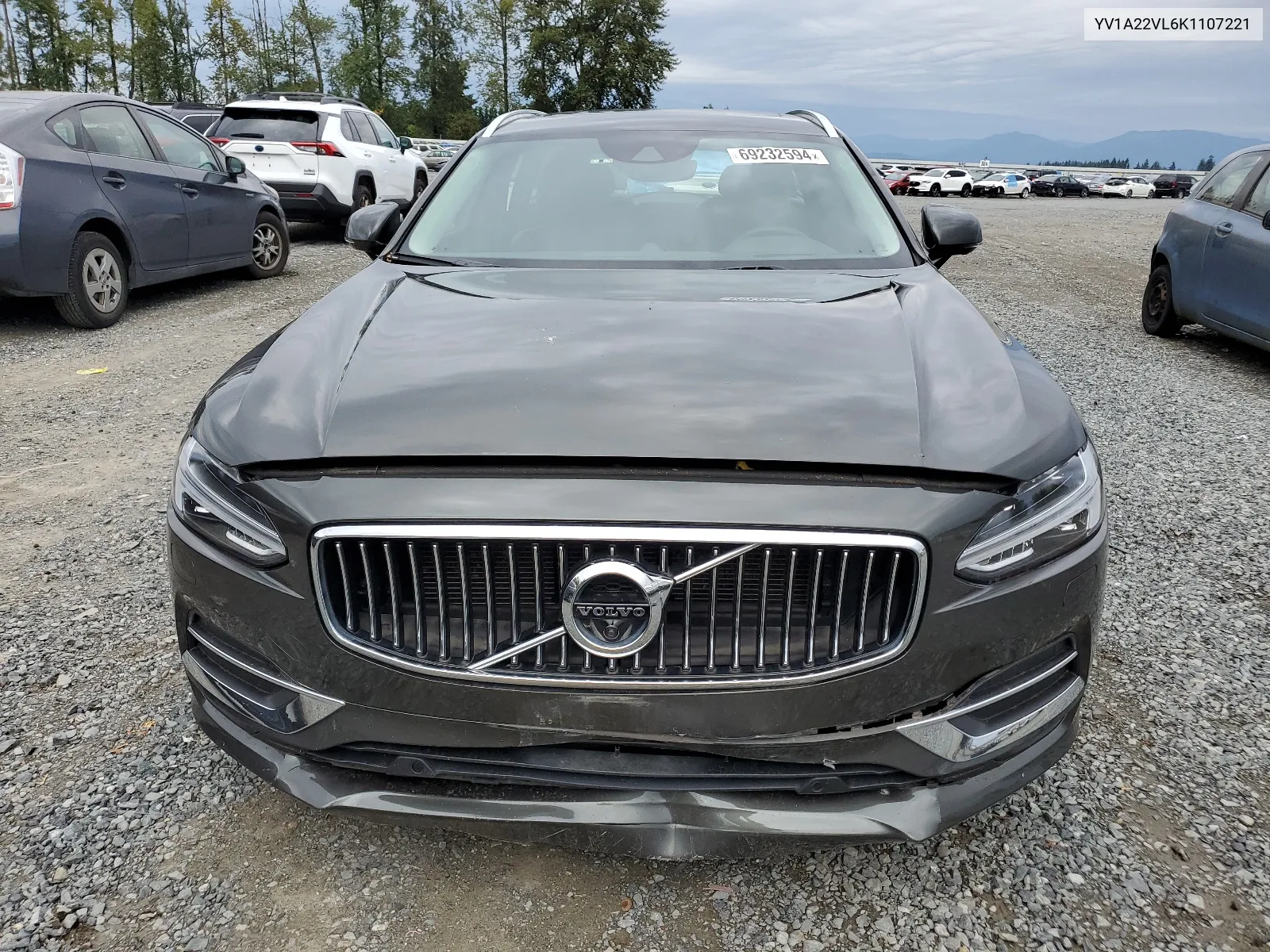 YV1A22VL6K1107221 2019 Volvo V90 T6 Inscription