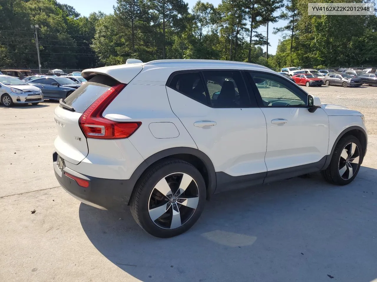 2019 Volvo Xc40 T5 Momentum VIN: YV4162XZ2K2012948 Lot: 58708454