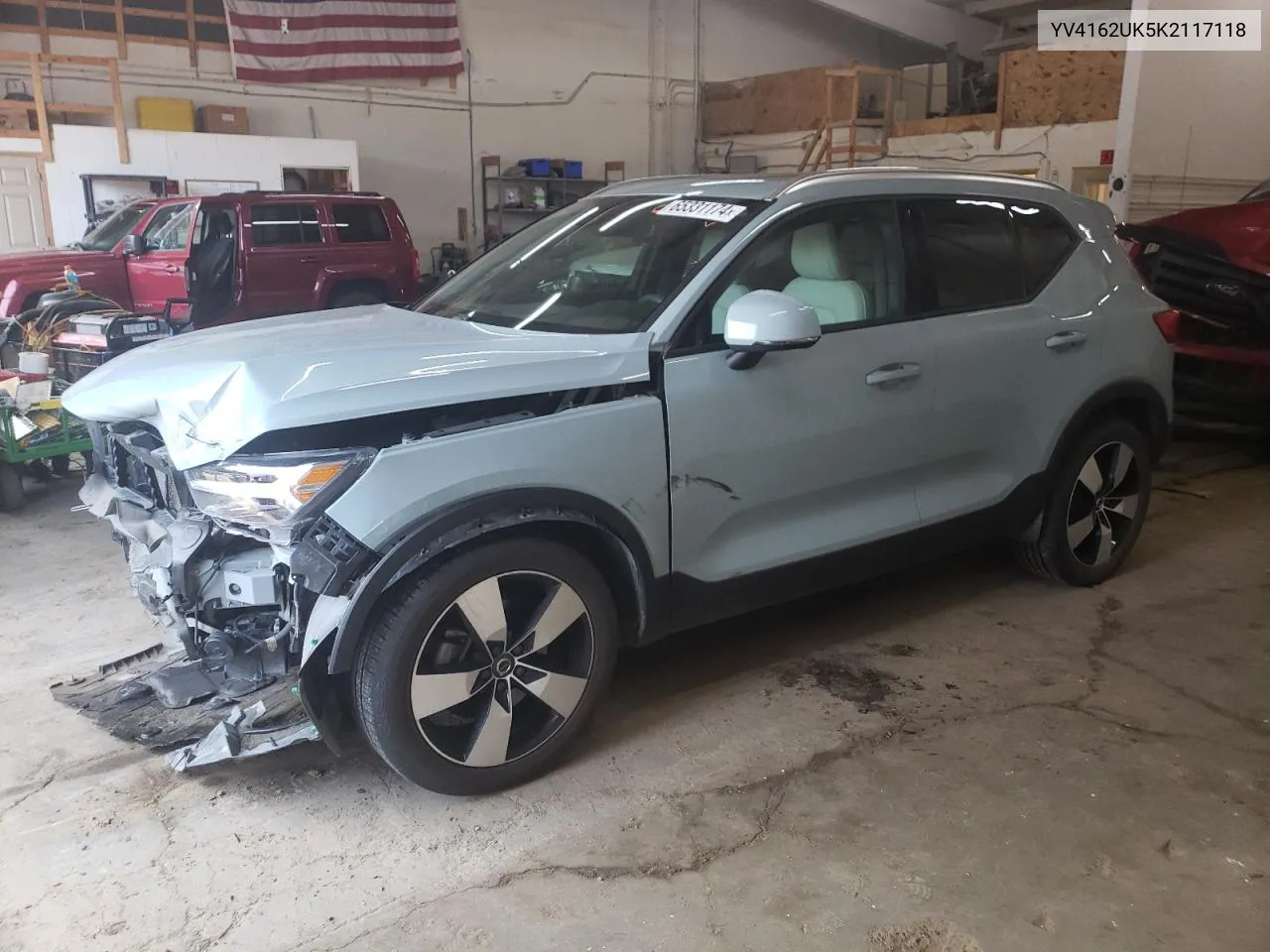 2019 Volvo Xc40 T5 Momentum VIN: YV4162UK5K2117118 Lot: 65331174