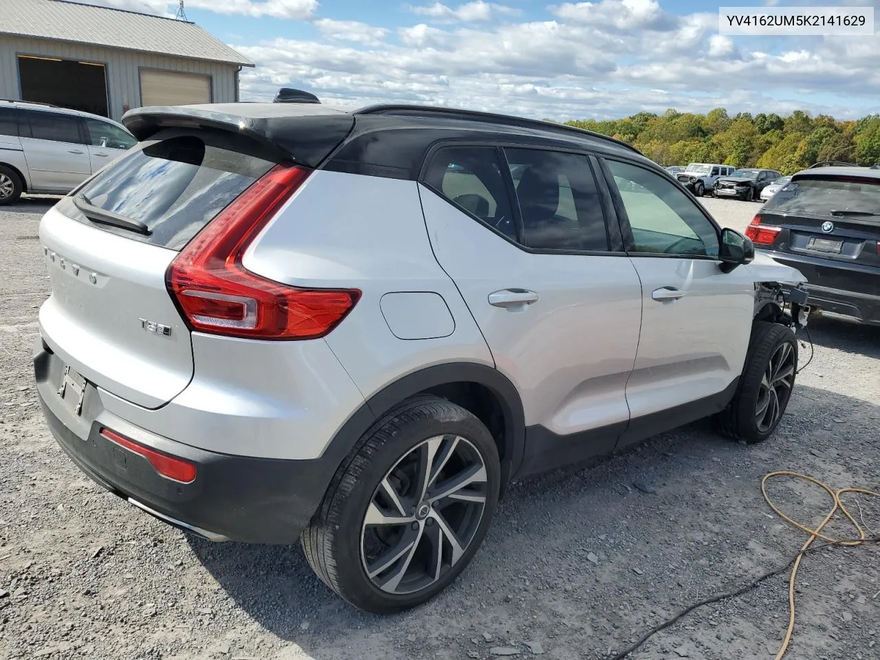 2019 Volvo Xc40 T5 R-Design VIN: YV4162UM5K2141629 Lot: 75344214