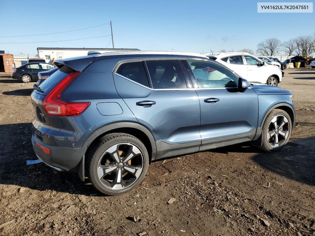 2019 Volvo Xc40 T5 Inscription VIN: YV4162UL7K2047551 Lot: 79616524