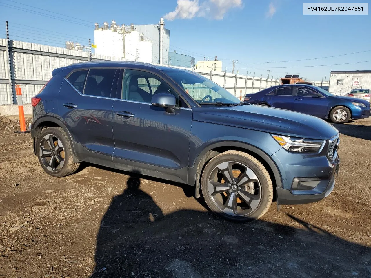 2019 Volvo Xc40 T5 Inscription VIN: YV4162UL7K2047551 Lot: 79616524