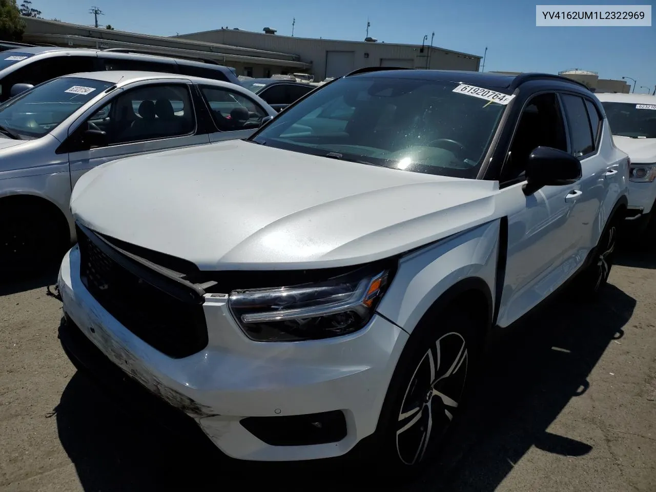 2020 Volvo Xc40 T5 R-Design VIN: YV4162UM1L2322969 Lot: 61920764