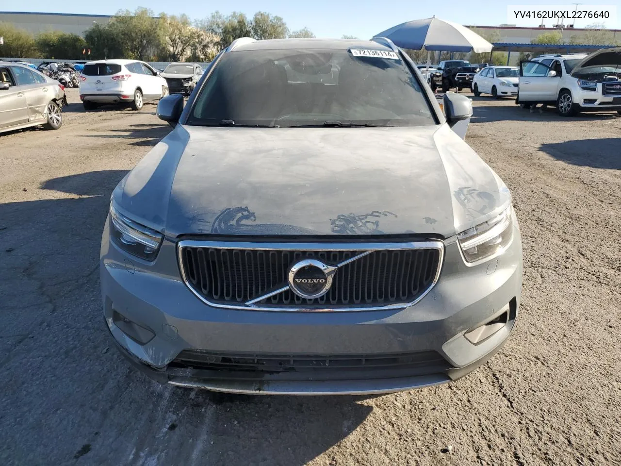 2020 Volvo Xc40 T5 Momentum VIN: YV4162UKXL2276640 Lot: 72136114