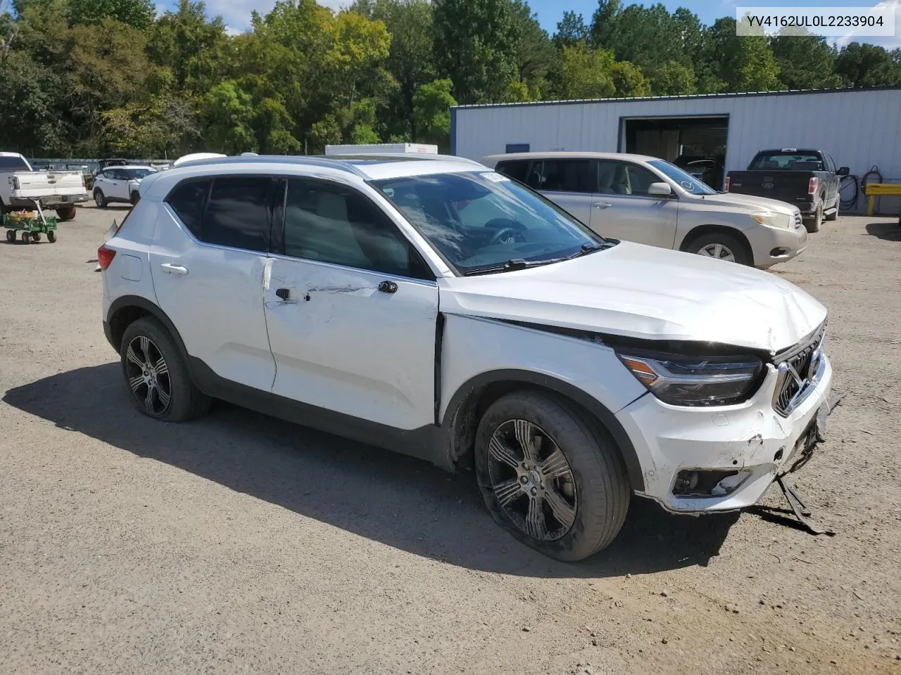 2020 Volvo Xc40 T5 Inscription VIN: YV4162UL0L2233904 Lot: 73381564