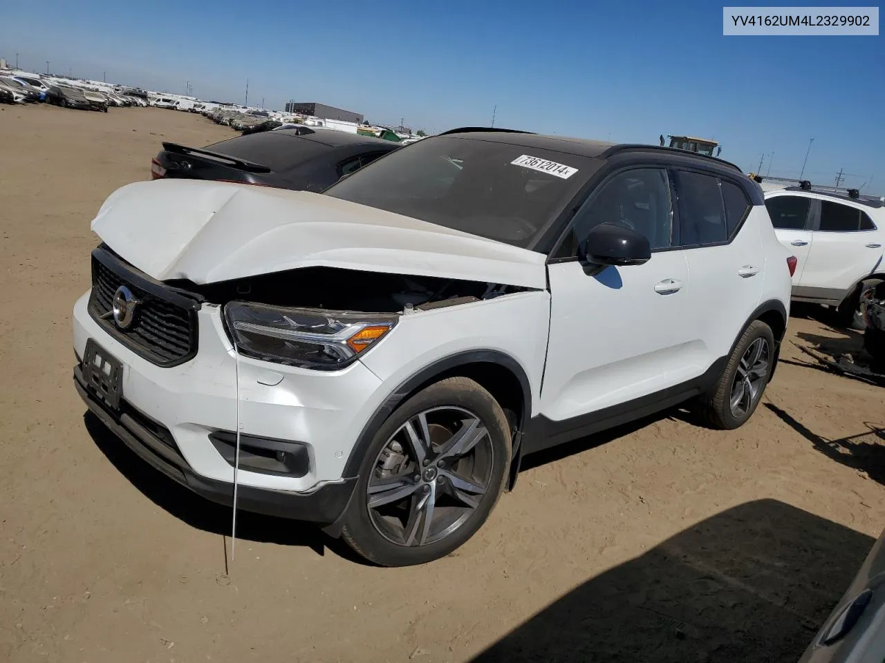 2020 Volvo Xc40 T5 R-Design VIN: YV4162UM4L2329902 Lot: 73612014