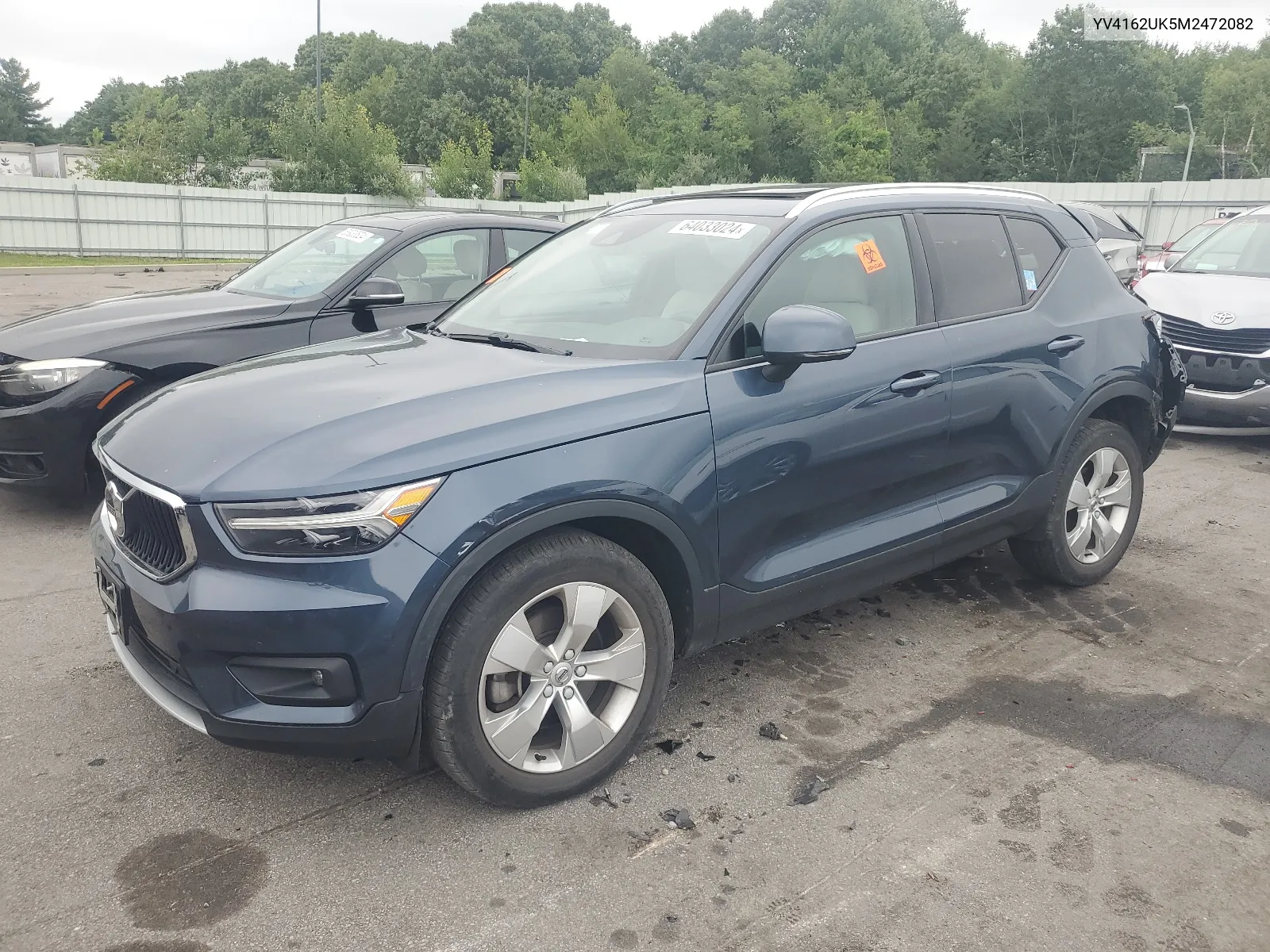 2021 Volvo Xc40 T5 Momentum VIN: YV4162UK5M2472082 Lot: 64033024