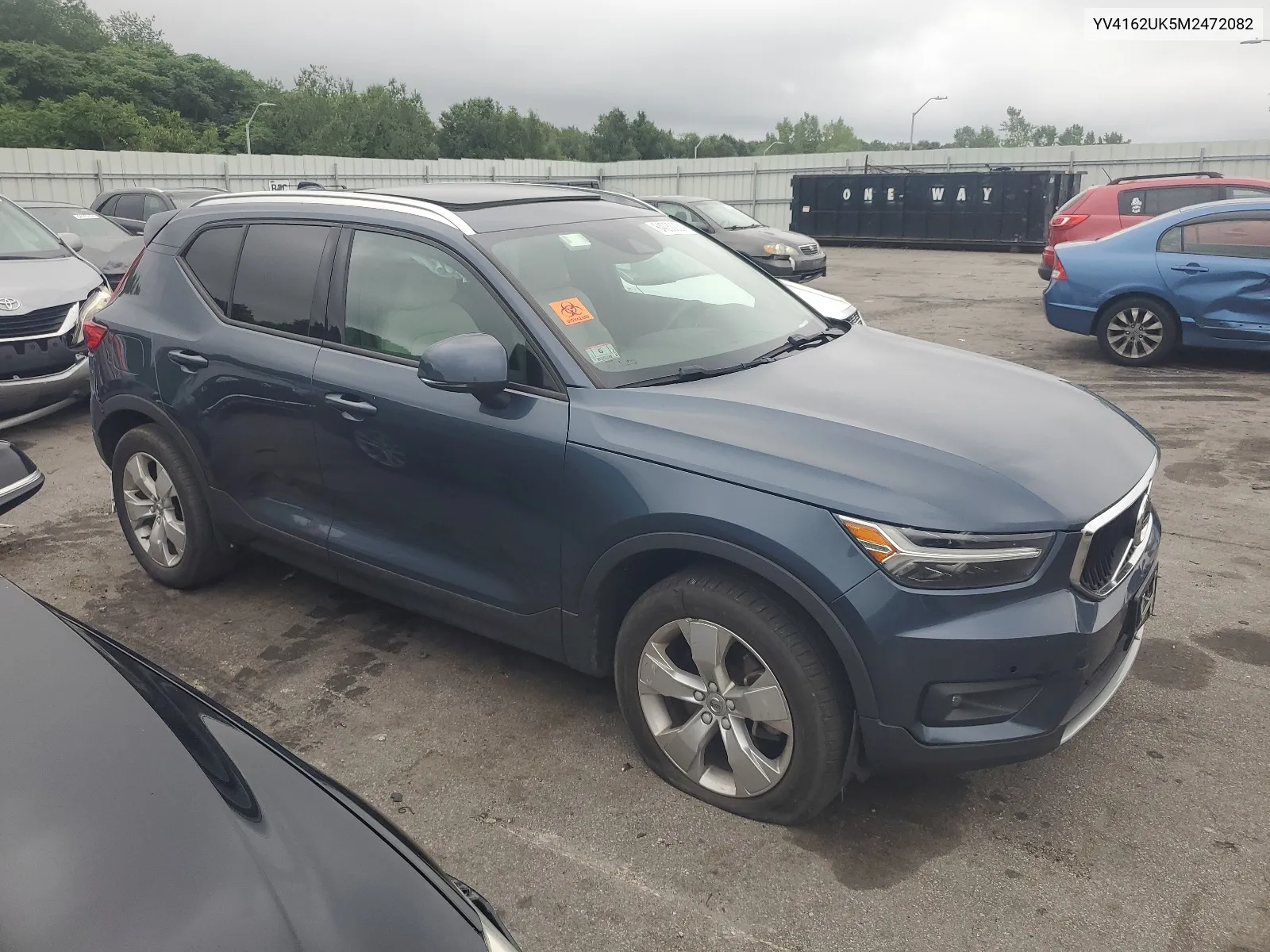 2021 Volvo Xc40 T5 Momentum VIN: YV4162UK5M2472082 Lot: 64033024