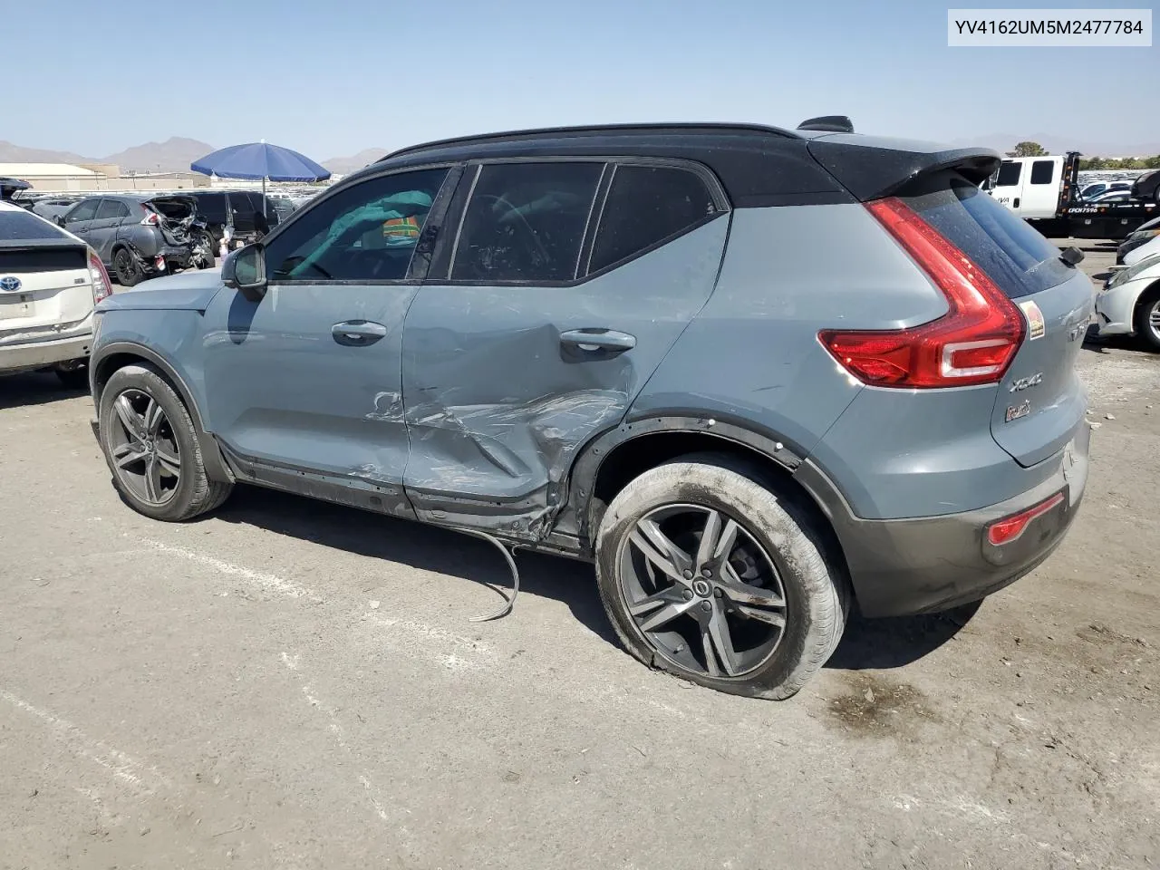 2021 Volvo Xc40 T5 R-Design VIN: YV4162UM5M2477784 Lot: 71298704