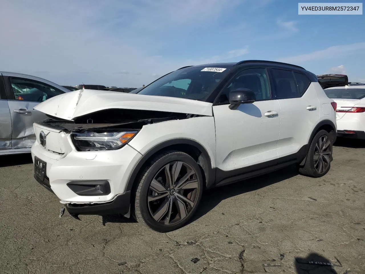 2021 Volvo Xc40 Recharge VIN: YV4ED3UR8M2572347 Lot: 71887544