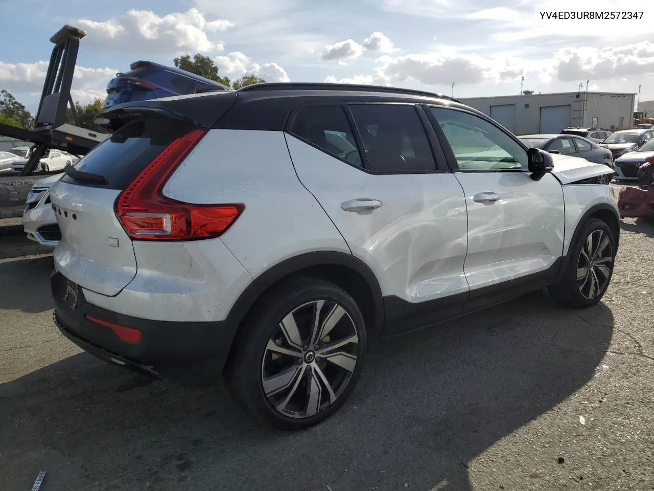 YV4ED3UR8M2572347 2021 Volvo Xc40 Recharge