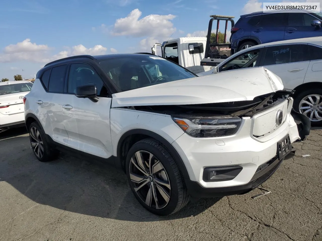 2021 Volvo Xc40 Recharge VIN: YV4ED3UR8M2572347 Lot: 71887544