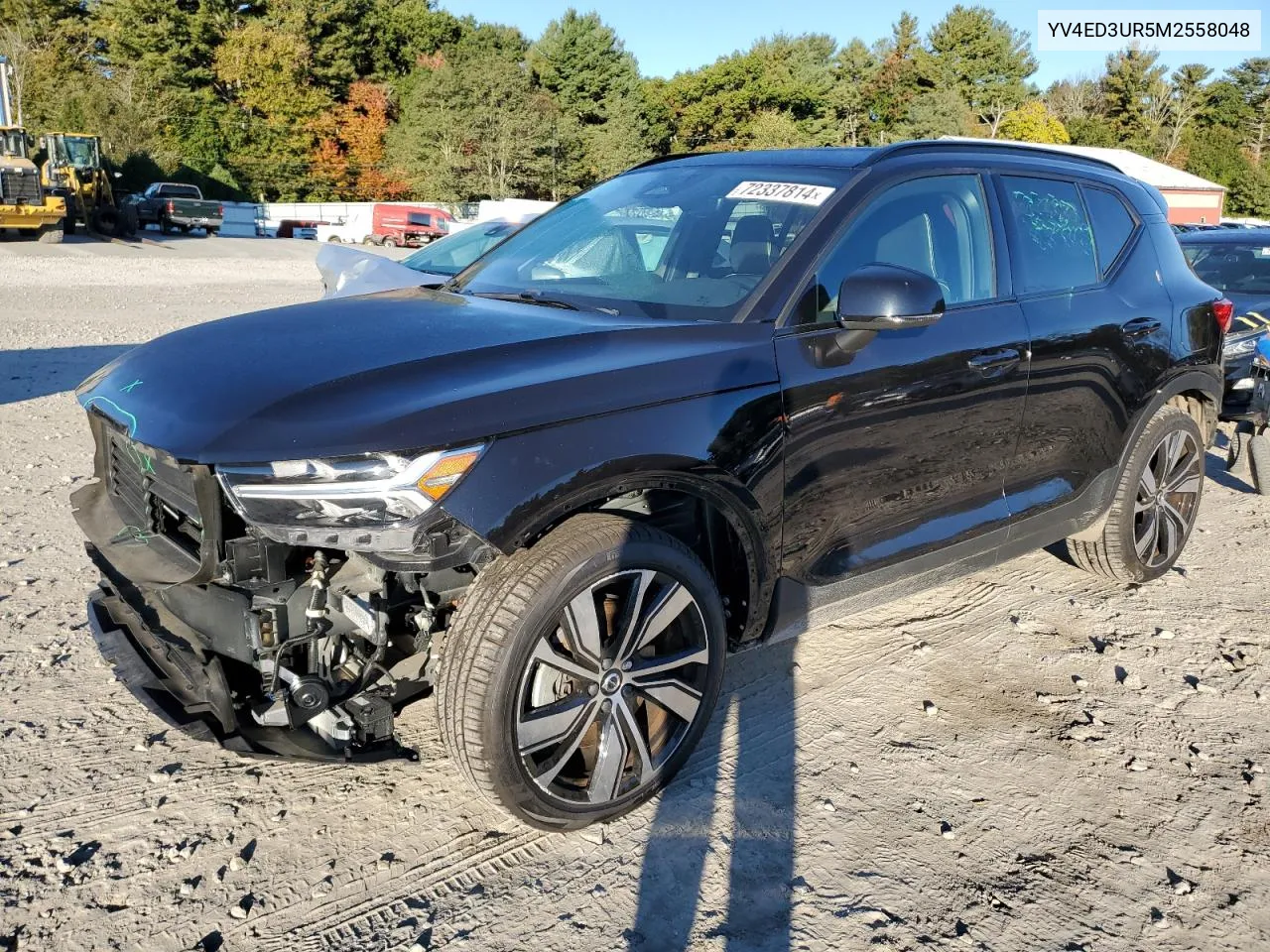 2021 Volvo Xc40 Recharge VIN: YV4ED3UR5M2558048 Lot: 72337814