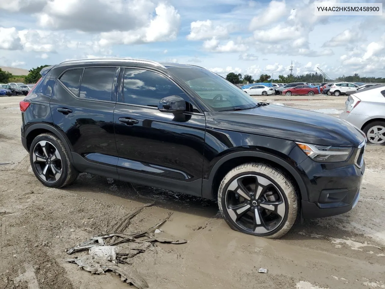 2021 Volvo Xc40 T4 Momentum VIN: YV4AC2HK5M2458900 Lot: 73645094