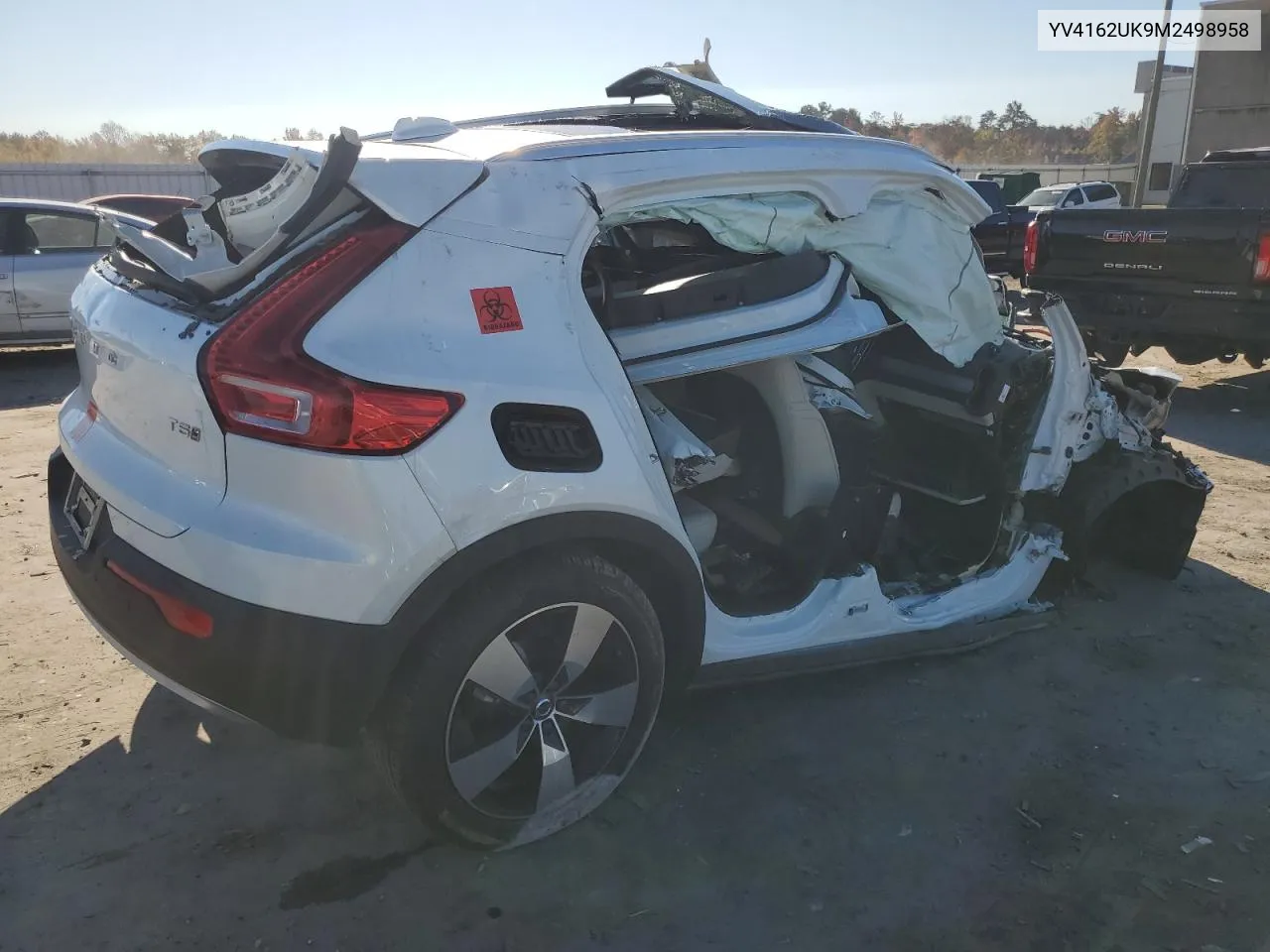 2021 Volvo Xc40 T5 Momentum VIN: YV4162UK9M2498958 Lot: 76739574